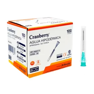 Aguja 21G Caja X 100 Unidades