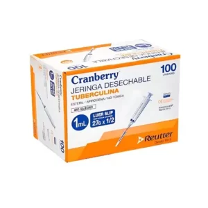 Jeringa 1 Ml Caja X 100 Unid